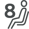 8 seat